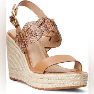 Women’s LAUREN RALPH LAUREN Hazell espadrille wedge sandals- Size 7